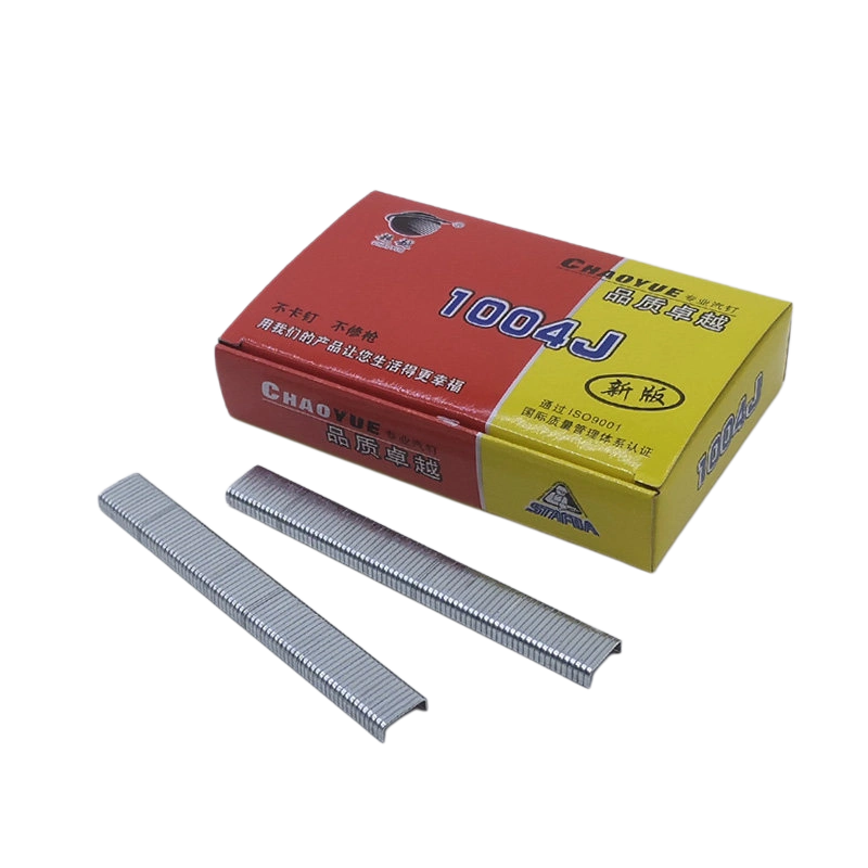 1004j j-staple upholstery staple 10mm crown 4mm leg chaoyue 2650pcs box