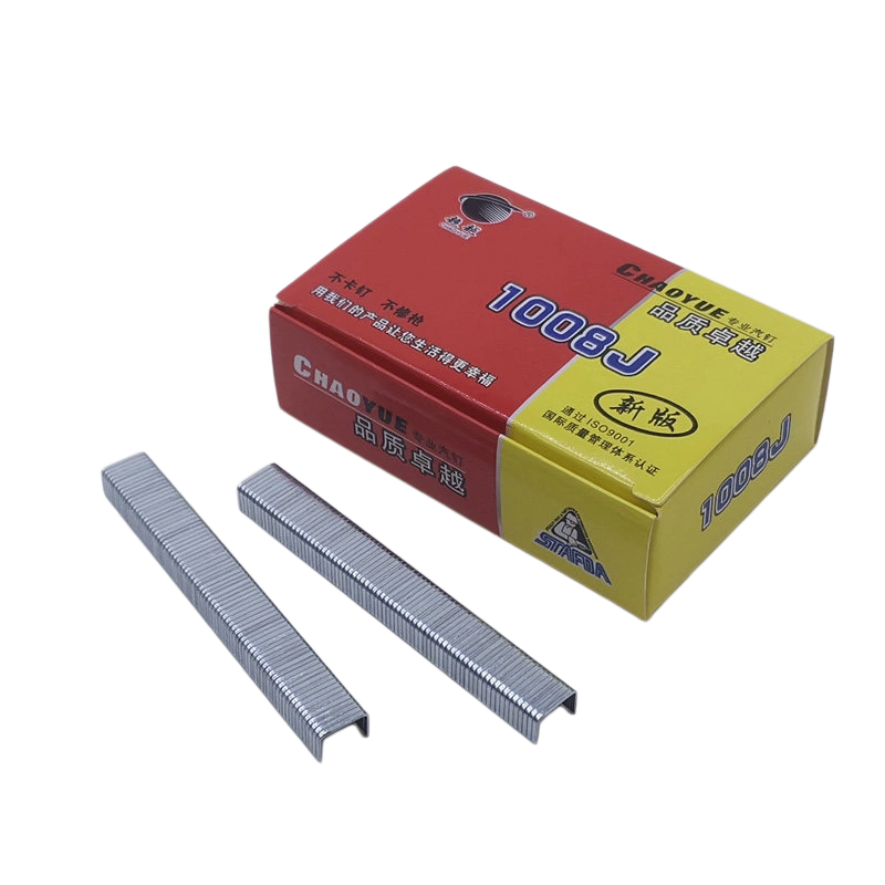 1008j j-staple wood panel staple 10mm crown 8mm leg chaoyue 2650pcs box