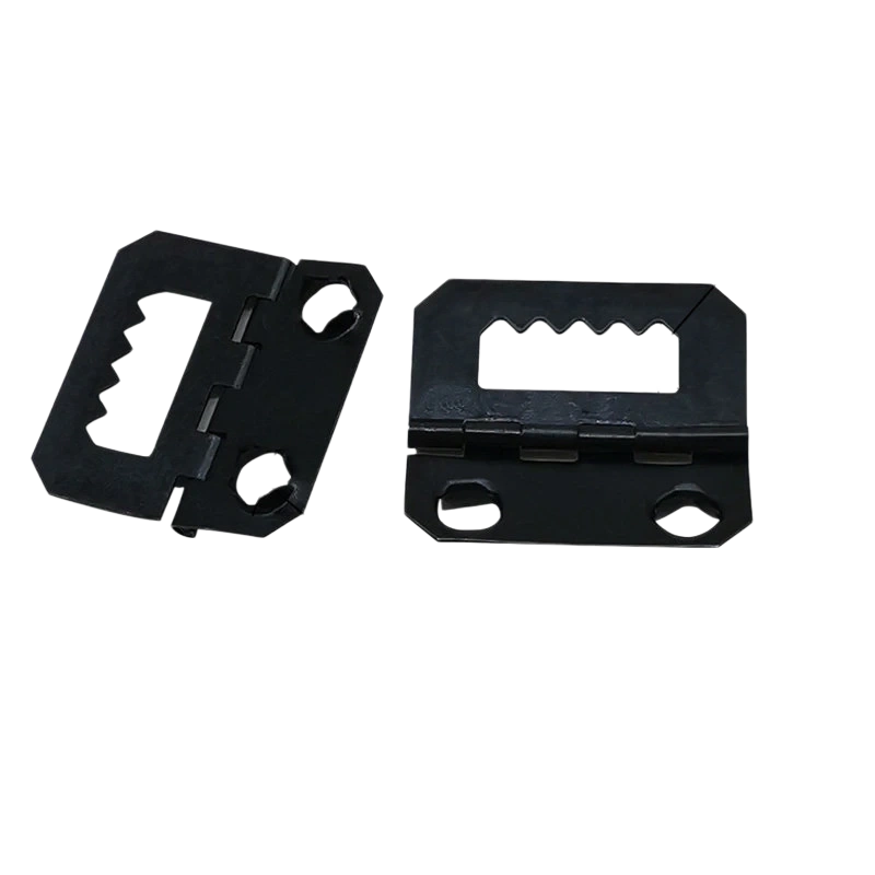 8320 Black Double-Hole Snap Hinge 29x28mm slotted serrated grip picture frame hardware