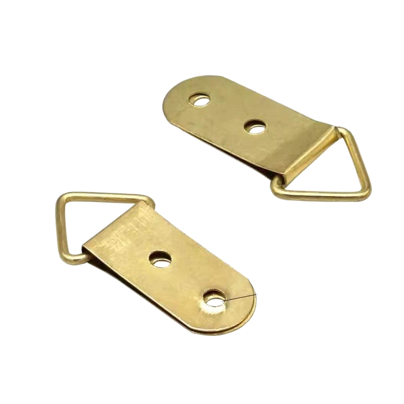 Gold Large Pair D-Ring Hanger Triangle 10kg K20 β 41mm