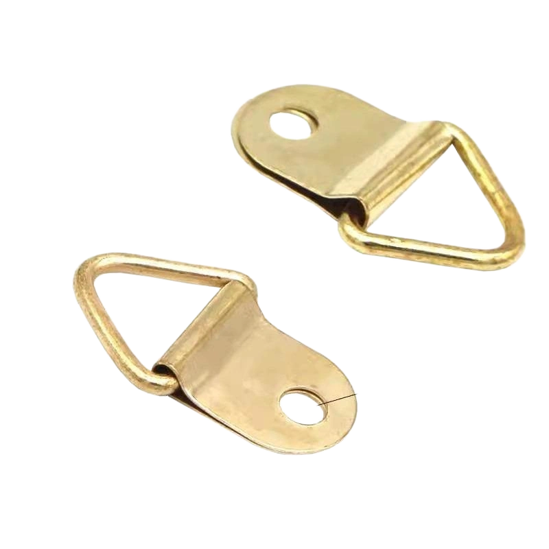 Gold Medium Triangle D-Ring Picture Hanger K17 β 22mm