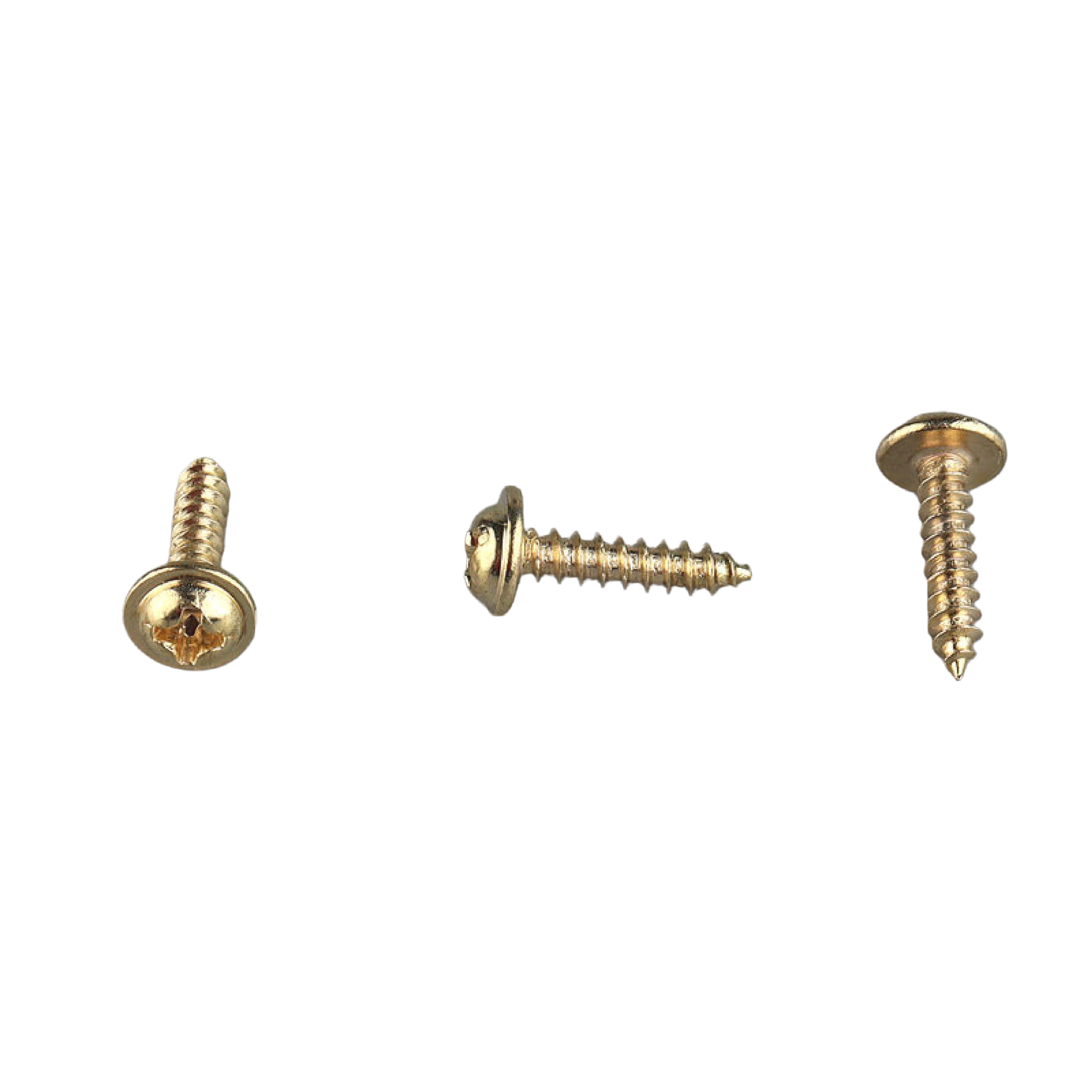 Gold Washer Head Self-Tapping Screw 3x14mm long shank for double-layer frame assembly